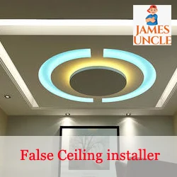 False Ceiling installer Mr. Tapas Roy in Raghunathpur
